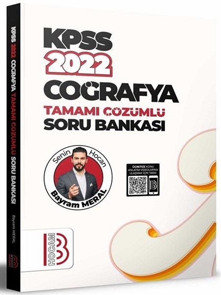 Benim Hocam Yayınları 2022 KPSS Coğrafya Tamamı Çözümlü Soru Bankası-Bayram Meral